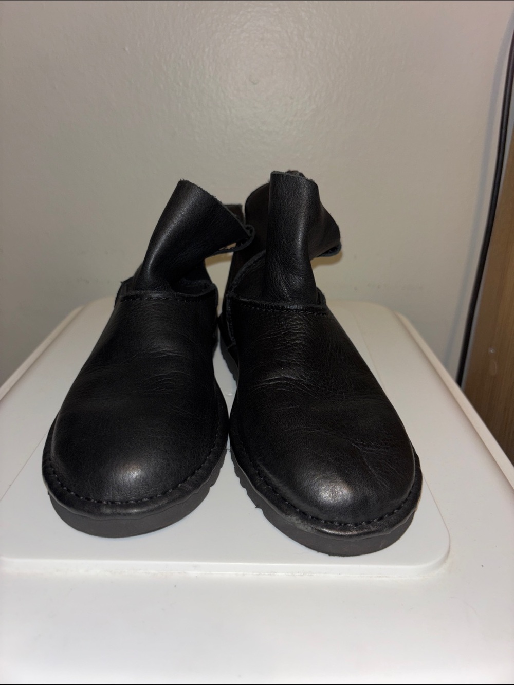 Ugg leather booties